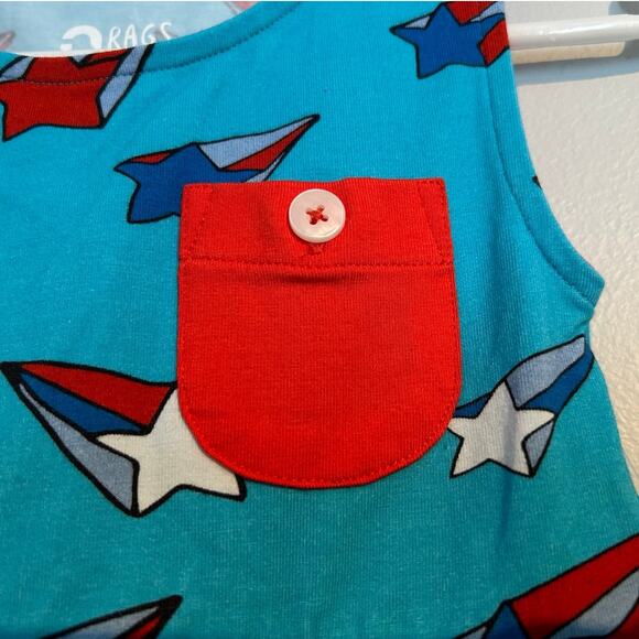 NWT Rags Shooting Stars Patriotic Tiered Dress – 2T - Picture 4 of 8